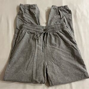 grey drawstring sweatpants